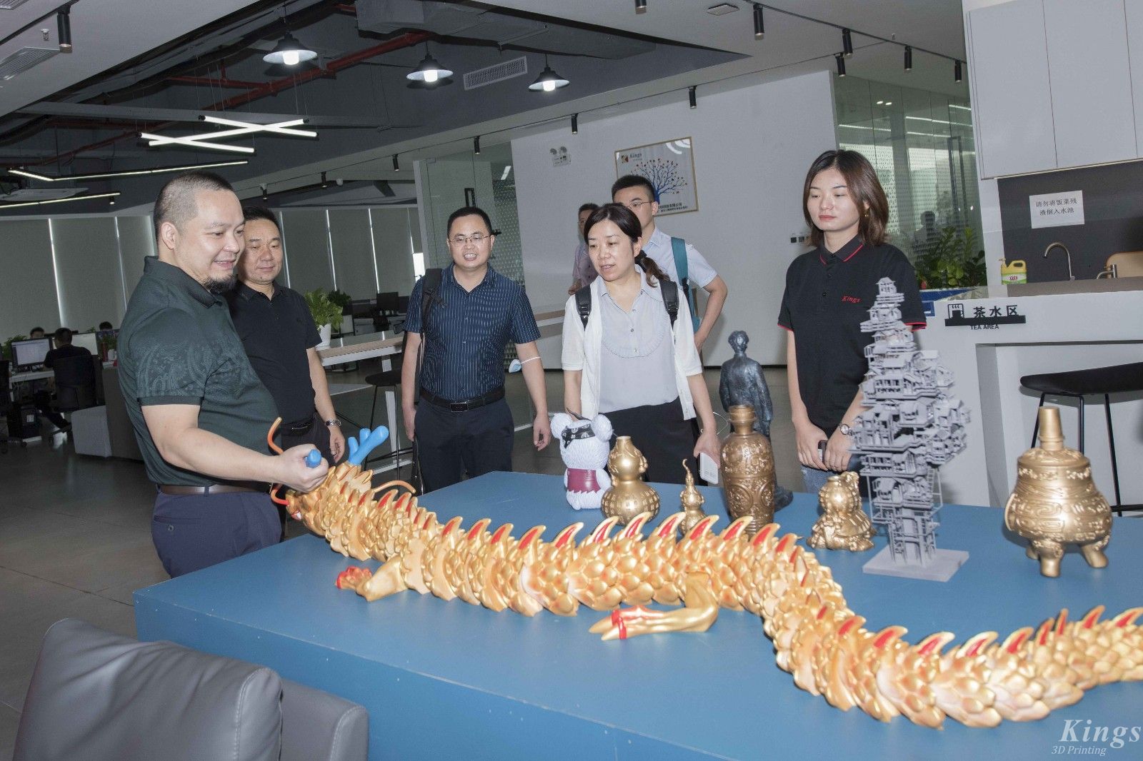 平湖市经济技术开发区管委会常务主任沈叶娟一行领导莅临LD.COM乐动,三维指导工作